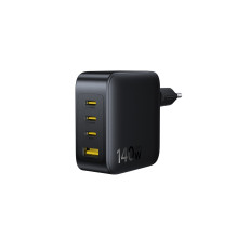 Baseus EnerFill FH11 140W USB-A + 3xUSB-C QC PD3.1 melns