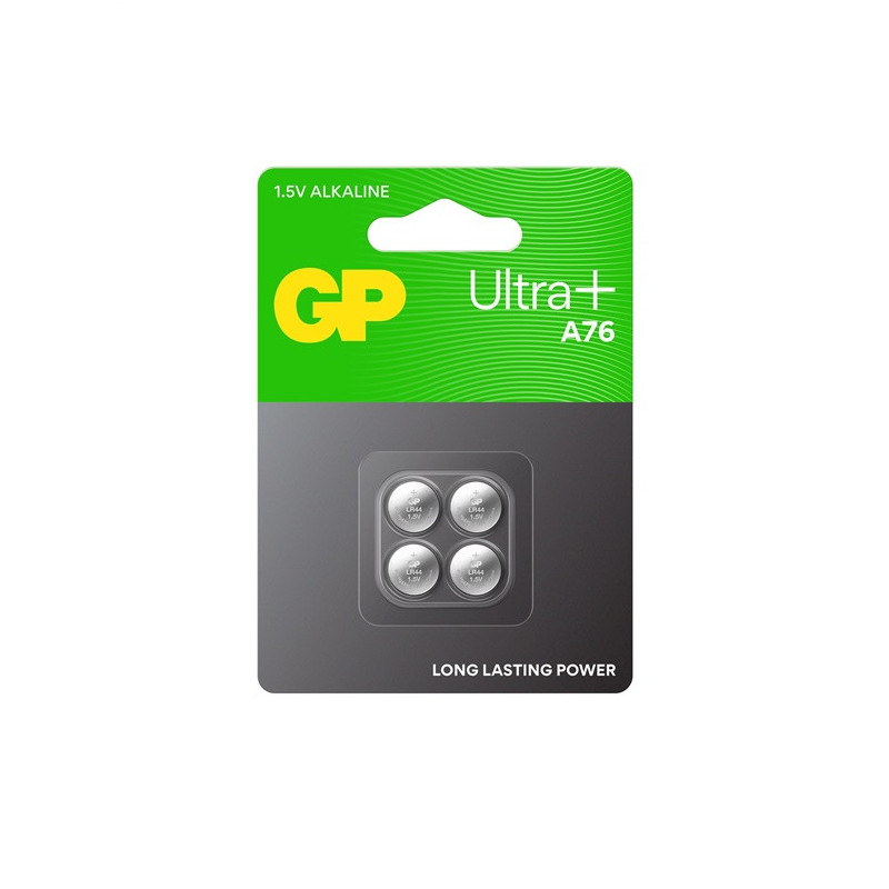 BATTERIES GP ALKALINE A76 1.5V 4PCS