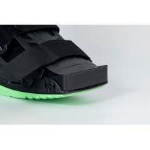 Short Ankle-Foot Orthosis "AIR WALKER DUO" SHORT O-1185 / M REHAFUND, Black