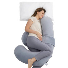 Momcozy PP007 Pregnancy pillow F-shaped Gray Momcozy PP007 Pregnancy pillow F-shaped Gray