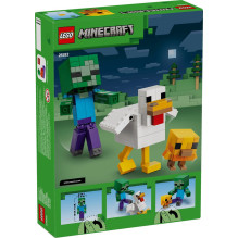 LEGO MINECRAFT 21582 Vištų žokėjus