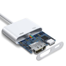 Joyroom adapteris Lightning (vyr.) į skaitmeninį HDMI (mot.) + Lightning (mot.), FullHD 1080p, 60Hz, White (S-H141) Joyroom adapteris Lightning (vyr.) į skaitmeninį HDMI (mot.) + Lightning (mot.), FullHD 1080p, 60Hz, White (S-H141)