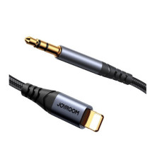Joyroom adapteris Lightning į 3,5 mm mini lizdą kabelis iPhone ir iPad, 1,2 m, Black (SY-A06) Joyroom adapteris Lightning į 3,5 mm mini lizdą kabelis iPhone ir iPad, 1,2 m, Black (SY-A06)