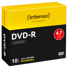 1x10 Intenso DVD-R 4,7GB...