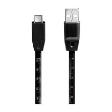 Logilink USB 2.0 Kabel zu USB-C Stecker, schwarz, 1,0m