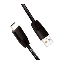 Logilink USB 2.0 Kabel zu USB-C Stecker, schwarz, 1,0m