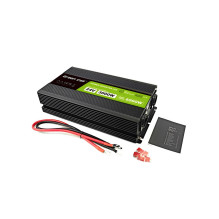 Green Cell Przetwornica napicia PowerInverter LCD 24 V 3000W / 60000W Przetwornica samochodowa z wywietlaczem - czysty s