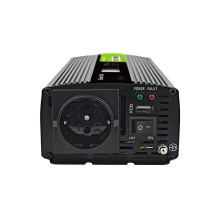 Green Cell PowerInverter LCD 12V 500W / 10000W car inverter with display - pure sine wave Green Cell PowerInverter LCD 12V 500W / 10000W car inverter with display - pure sine wave