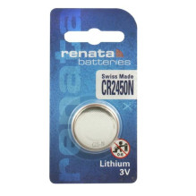 CR2450N battery 3V Renata lithium in a package of 2 pcs.