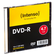 1x10 Intenso DVD-R 4,7GB 16x Speed, Slimcase 1x10 Intenso DVD-R 4,7GB 16x Speed, Slimcase