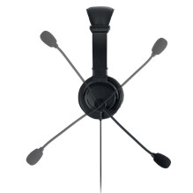 Kensington Ausinės su mikrofonu, USB-C, juodos Kensington Ausinės su mikrofonu, USB-C, juodos