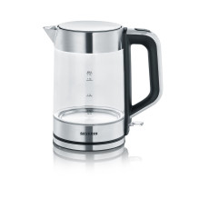 Severin WK 3420 electric kettle 1.7 L 2200 W Black, Stainless steel, Transparent Severin WK 3420 electric kettle 1.7 L 2200 W Black, Stainless steel, Transparent