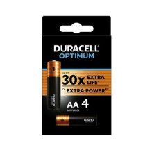 DURACELL Battery (LR6) C Alkaline Optimum (4 batteries / blister) 1.5V DURACELL Battery (LR6) C Alkaline Optimum (4 batteries / blister) 1.5V