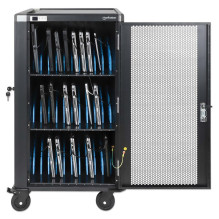 Manhattan Laptop Charging Cart / Trolley via AC Adapter (EU) 30-bay, Install device's AC Adapter (power cables) into uni Manhattan Laptop Charging Cart / Trolley via AC Adapter (EU) 30-bay, Install device's AC Adapter (power cables) into uni