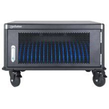 Manhattan Laptop Charging Cabinet Desktop via AC Adapter (EU) 20-bay, Install device's AC Adapter (power cables) into un Manhattan Laptop Charging Cabinet Desktop via AC Adapter (EU) 20-bay, Install device's AC Adapter (power cables) into un