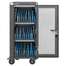 Manhattan iPad to 13", MacBook Air to 13" &amp; Chromebook 14" 30-bay Charging Trolley / Cart via USB-C (