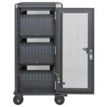 Manhattan iPad to 13", MacBook Air to 13" &amp; Chromebook 14" 30-bay Charging Trolley / Cart via USB-C (