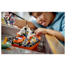 LEGO City Coast Guard Rescue Boat Helicopter 60504