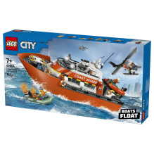 LEGO City Coast Guard Rescue Boat Helicopter 60504