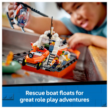 LEGO City Coast Guard Rescue Boat Helicopter 60504