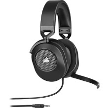 Žaidimų ausinės Corsair HS65 SURROUND juodos
