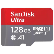 Memory card SanDisk Ultra, 128 GB, 140 Mb / s