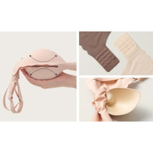Momcozy YN46 Nursing bra, size S Nude Momcozy YN46 Nursing bra, size S Nude