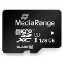 MediaRange 128 GB microSDXC (Black, Class 10) MediaRange 128 GB microSDXC (Black, Class 10)