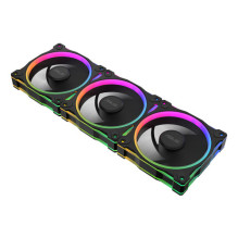 ASUS PRIME MR120 ARGB Reverse Triple Pack Gehäuselüfter Black, 120 mm, PWM