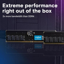 DDR5 8GB PC 5600 CL46 Crucial intern retail DDR5 8GB PC 5600 CL46 Crucial intern retail