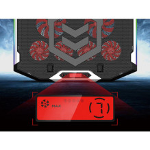 CONCEPTRONIC 6-Fan USB-A2.0 -Kühlpad 30Kg RGB 17" sw