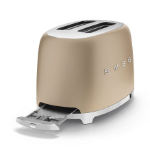 Smeg 50-ųjų stiliaus skrudintuvas TSF01CHMEU šampano spalvos