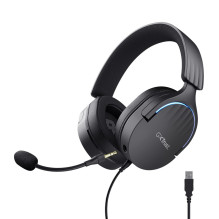 „Trust GXT 490 FAYZO“ ausis uždengiančios 7.1 USB žaidimų ausinės.