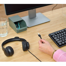 „Trust HS-201“ ausinės su laidine, galvos juosta, USB A tipo, juodos „Trust HS-201“ ausinės su laidine, galvos juosta, USB A tipo, juodos
