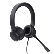 Trust HS-201 Headset Wired Head-band Office / Call center USB Type-A Black Trust HS-201 Headset Wired Head-band Office / Call center USB Type-A Black
