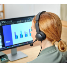 „Trust HS-260“ ausinės su laidine, ant kaklo juostelės, USB A tipo, juodos „Trust HS-260“ ausinės su laidine, ant kaklo juostelės, USB A tipo, juodos