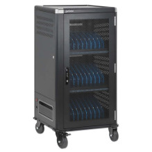 Manhattan Laptop Charging Cabinet Trolley / Cart via USB-C 65W 16" 30-bay, Suitable for USB-C laptops (to 16") Manhattan Laptop Charging Cabinet Trolley / Cart via USB-C 65W 16" 30-bay, Suitable for USB-C laptops (to 16")