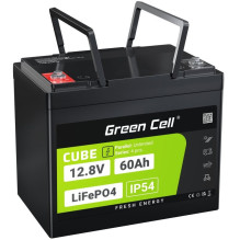 „Green Cell“ LFPGC12V60AH UPS akumuliatorius ličio geležies fosfatas (LiFePO4) 12,8 V 60 Ah „Green Cell“ LFPGC12V60AH UPS akumuliatorius ličio geležies fosfatas (LiFePO4) 12,8 V 60 Ah