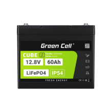 „Green Cell“ LFPGC12V60AH UPS akumuliatorius ličio geležies fosfatas (LiFePO4) 12,8 V 60 Ah „Green Cell“ LFPGC12V60AH UPS akumuliatorius ličio geležies fosfatas (LiFePO4) 12,8 V 60 Ah
