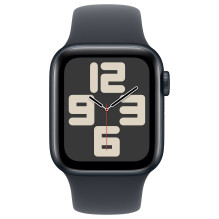 Apple Watch SE GPS + Cellular 40mm Midnight Aluminium Case with Midnight Sport Band - S / M