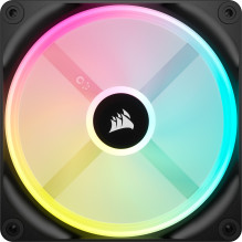 CORSAIR Lüfter 140*140*25 QX140 RGB LED Vienas ventiliatorius CORSAIR Lüfter 140*140*25 QX140 RGB LED Vienas ventiliatorius