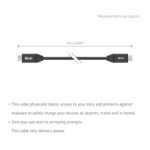 CABLE USB-C 2M / CAC-2506 CLUB3D CABLE USB-C 2M / CAC-2506 CLUB3D