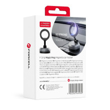 FORCELL Magic Mag Magnetic Suction Cup Phone Holder Compatible with MagSafe black