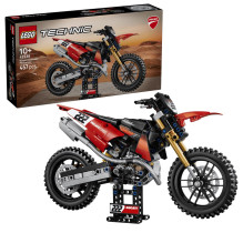Konstruktorius - LEGO Technic 42238 Ducati Desmo450 MX Factory 457 vnt, 110 mm, Juoda Konstruktorius - LEGO Technic 42238 Ducati Desmo450 MX Factory 457 vnt, 110 mm, Juoda