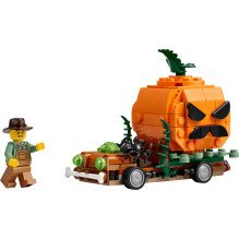 Konstruktorius - LEGO 40822 Jack-O'-Lantern Pickup Truck 177 Pcs, Minifigure, Oranžinė Konstruktorius - LEGO 40822 Jack-O'-Lantern Pickup Truck 177 Pcs, Minifigure, Oranžinė