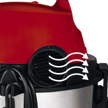 Siurblys - Einhell TH-VC 1820 S 1250 W 20L Šlapias / Sausas Siurblys Nerūdijančio Plieno Siurblys - Einhell TH-VC 1820 S 1250 W 20L Šlapias / Sausas Siurblys Nerūdijančio Plieno