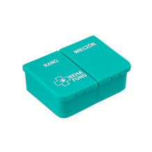 Vaistų organizatorius - REHA FUND Vienos dienos vaistų organizatorius 2 kartus per dieną 53mm x 20mm x 39mm Turkio