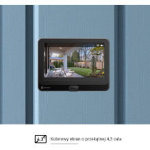 IP kamera Ezviz Belaidis durų žiūronas Ezviz CP2 2MP Silver