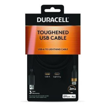 CABLE LIGHTNING TO USB 2M / DRU5022A DURACELL CABLE LIGHTNING TO USB 2M / DRU5022A DURACELL