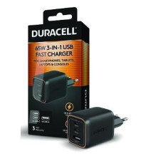 MOBILE CHARGER WALL 65W / BLACK DRACUSB25-EU DURACELL MOBILE CHARGER WALL 65W / BLACK DRACUSB25-EU DURACELL